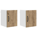 vidaXL Fali Szekrény PORTO 2 pcs Artisan tölgy 30 x 31 x 40 cm Faanyag