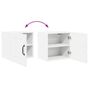 vidaXL Fali konyhaszekrény polcokkal Fehér 40 x 31 x 40 cm Faanyag