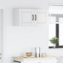 vidaXL Fali Szekrény PORTO 2 pcs Fehér 40 x 31 x 40 cm Faanyag