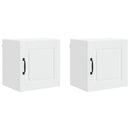 vidaXL Fali Szekrény PORTO 2 pcs Fehér 40 x 31 x 40 cm Faanyag