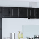 vidaXL Fali Szekrény PORTO 2 pcs Fekete 40 x 31 x 40 cm Faanyag