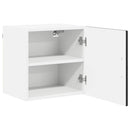 vidaXL Fali Szekrény PORTO 2 pcs Fekete 40 x 31 x 40 cm Faanyag