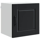 vidaXL Fali Szekrény PORTO 2 pcs Fekete 40 x 31 x 40 cm Faanyag