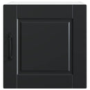 vidaXL Fali Szekrény PORTO 2 pcs Fekete 40 x 31 x 40 cm Faanyag