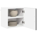 vidaXL Fali Szekrény PORTO 2 pcs Fekete 40 x 31 x 40 cm Faanyag