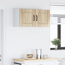 vidaXL Fali Szekrény PORTO 2 pcs Sonoma tölgy 40 x 31 x 40 cm Faanyag