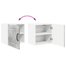 vidaXL Fali konyhaszekrény Beton Szürke 40 x 31 x 40 cm Faanyag