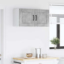 vidaXL Fali Szekrény PORTO 2 pcs Beton Szürke 40 x 31 x 40 cm Faanyag