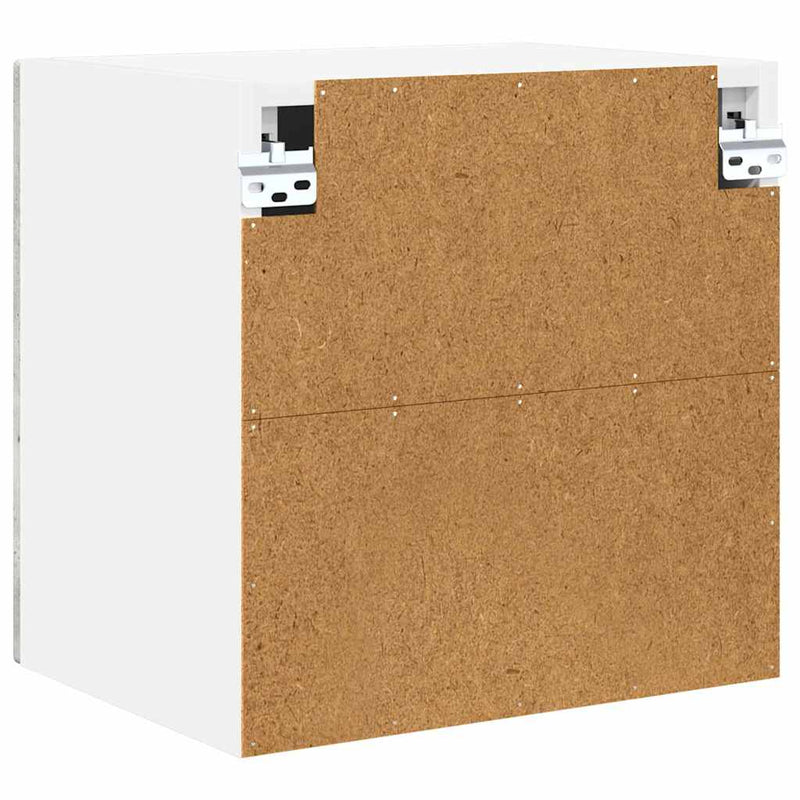 vidaXL Fali konyhaszekrény 2 pcs Beton Szürke 40 x 31 x 40 cm Faanyag