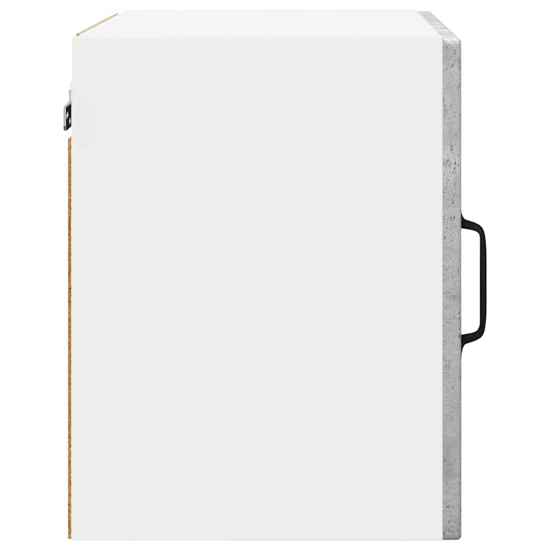 vidaXL Fali konyhaszekrény 2 pcs Beton Szürke 40 x 31 x 40 cm Faanyag