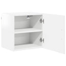 vidaXL Fali Szekrény PORTO Magas Fényű Fehér 40 x 31 x 40 cm Faanyag