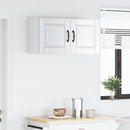 vidaXL Fali Szekrény PORTO 2 pcs Magas Fényű Fehér 40 x 31 x 40 cm