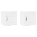 vidaXL Fali konyhaszekrény 2 pcs Magas Fényű Fehér 40 x 31 x 40 cm