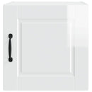 vidaXL Fali Szekrény PORTO 2 pcs Magas Fényű Fehér 40 x 31 x 40 cm