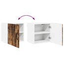 vidaXL Fali konyhaszekrény Füstölt tölgy 40 x 31 x 40 cm Faanyag