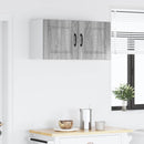 vidaXL Fali Szekrény PORTO 2 pcs Szürke Sonoma 40 x 31 x 40 cm Faanyag