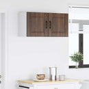 vidaXL Fali Szekrény PORTO 2 pcs Barna Tölgy 40 x 31 x 40 cm Faanyag
