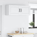 vidaXL Fali Szekrény PORTO 2 pcs Fehér 50 x 31 x 40 cm Faanyag