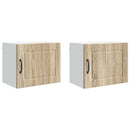 vidaXL Fali Szekrény PORTO 2 pcs Sonoma tölgy 50 x 31 x 40 cm Faanyag
