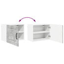 vidaXL Fali konyhaszekrény Beton Szürke 50 x 31 x 40 cm Faanyag