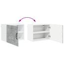 vidaXL Fali Szekrény PORTO 2 pcs Beton Szürke 50 x 31 x 40 cm Faanyag