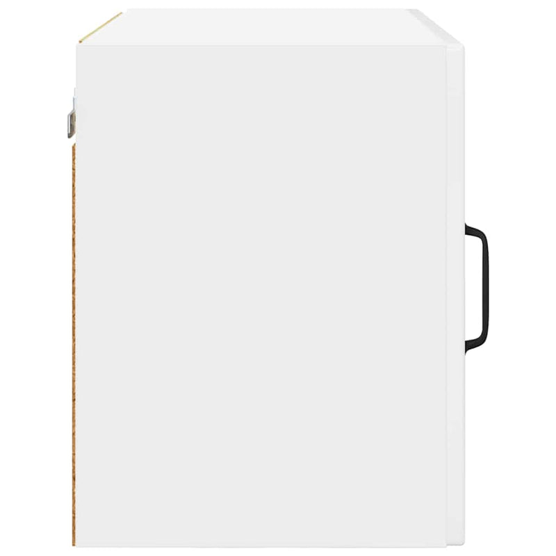 vidaXL Fali konyhaszekrény Magas Fényű Fehér 50 x 31 x 40 cm Faanyag