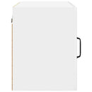 vidaXL Fali Szekrény PORTO Magas Fényű Fehér 50 x 31 x 40 cm Faanyag