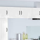 vidaXL Fali Szekrény PORTO 2 pcs Magas Fényű Fehér 50 x 31 x 40 cm