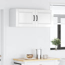 vidaXL Fali Szekrény PORTO 2 pcs Magas Fényű Fehér 50 x 31 x 40 cm
