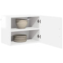 vidaXL Fali Szekrény PORTO 2 pcs Magas Fényű Fehér 50 x 31 x 40 cm