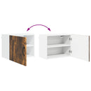 vidaXL Fali Szekrény PORTO 2 pcs Füstölt tölgy 50 x 31 x 40 cm Faanyag