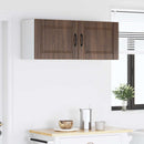 vidaXL Fali Szekrény PORTO 2 pcs Barna Tölgy 50 x 31 x 40 cm Faanyag