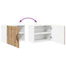 vidaXL Fali konyhaszekrény Artisan tölgy 50 x 31 x 40 cm Faanyag