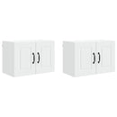 vidaXL Fali Szekrény PORTO 2 pcs Fehér 60 x 31 x 40 cm Faanyag
