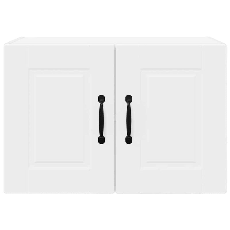 vidaXL Fali konyhaszekrény ajtóval 2 pcs Fehér 60 x 31 x 40 cm Faanyag