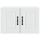 vidaXL Fali Szekrény PORTO 2 pcs Fehér 60 x 31 x 40 cm Faanyag