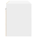 vidaXL Fali Szekrény PORTO 2 pcs Fehér 60 x 31 x 40 cm Faanyag