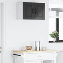 vidaXL Fali Szekrény PORTO Fekete 60 x 31 x 40 cm Faanyag
