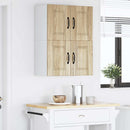 vidaXL Fali Szekrény PORTO 2 pcs Sonoma tölgy 60 x 31 x 40 cm Faanyag