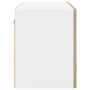 vidaXL Fali Szekrény PORTO 2 pcs Sonoma tölgy 60 x 31 x 40 cm Faanyag