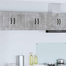 vidaXL Fali Szekrény PORTO 2 pcs Beton Szürke 60 x 31 x 40 cm Faanyag