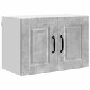 vidaXL Fali Szekrény PORTO 2 pcs Beton Szürke 60 x 31 x 40 cm Faanyag