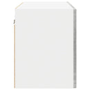 vidaXL Fali Szekrény PORTO 2 pcs Beton Szürke 60 x 31 x 40 cm Faanyag