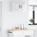vidaXL Fali Szekrény PORTO Magas Fényű Fehér 60 x 31 x 40 cm Faanyag