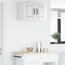 vidaXL Fali Szekrény PORTO Magas Fényű Fehér 60 x 31 x 40 cm Faanyag