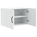 vidaXL Fali Szekrény PORTO Magas Fényű Fehér 60 x 31 x 40 cm Faanyag