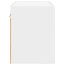 vidaXL Fali Szekrény PORTO Magas Fényű Fehér 60 x 31 x 40 cm Faanyag