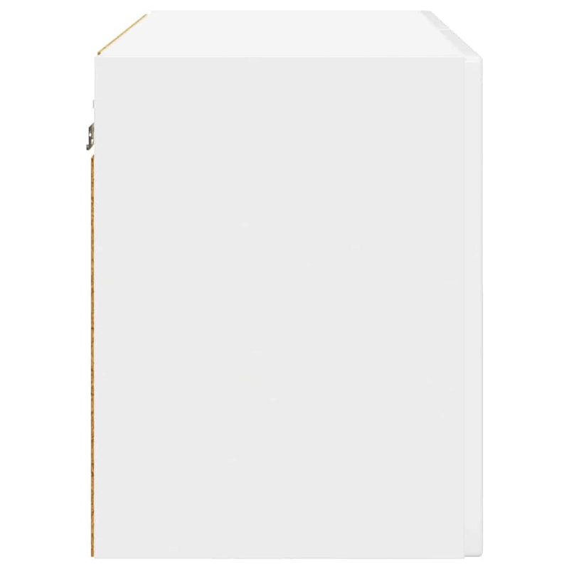 vidaXL Fali konyhaszekrény Magas Fényű Fehér 60 x 31 x 40 cm Faanyag