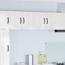 vidaXL Fali Szekrény PORTO 2 pcs Magas Fényű Fehér 60 x 31 x 40 cm