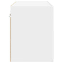 vidaXL Fali konyhaszekrény 2 pcs Magas Fényű Fehér 60 x 31 x 40 cm